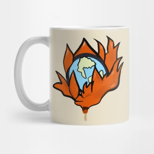 The world is burning Mug